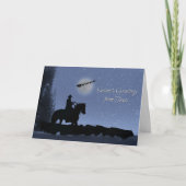 Texas Cowboy Holiday-kaarten Kaart (Voorkant)
