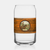 Texas Cowboy kan glas (Voorkant)
