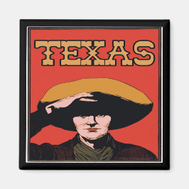 Texas Cowboy Magneet
