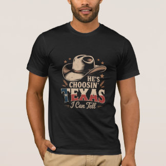 Texas Cowboy Ontwerp, Grappig Landenhemd Grafisch, T-shirt