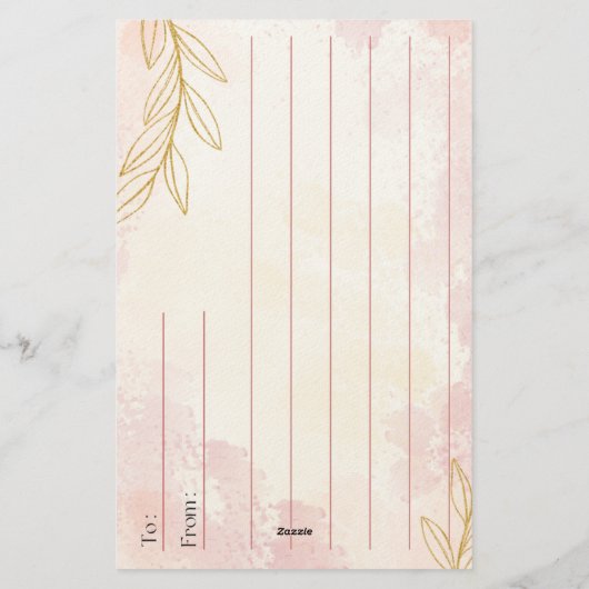 Texas Cowboy Pack  Briefpapier (Achterkant)