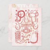 Texas Cowboy Pack  Notitiekaartje (Voorkant / Achterkant)