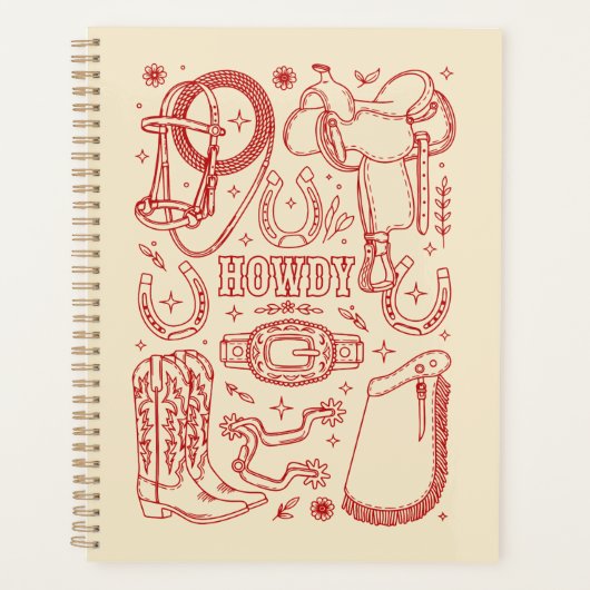Texas Cowboy Pack Planner (Voorkant)