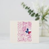 Texas Cowboy Pack Western Vibes Briefkaart (Staand voorkant)