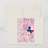 Texas Cowboy Pack Western Vibes Briefkaart (Voorkant / Achterkant)