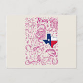 Texas Cowboy Pack Western Vibes Briefkaart (Voorkant)