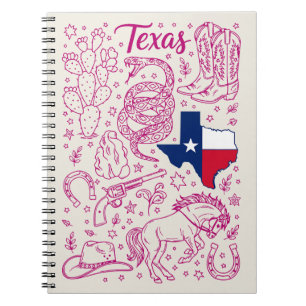 Texas Cowboy Pack Western Vibes Notitieboek