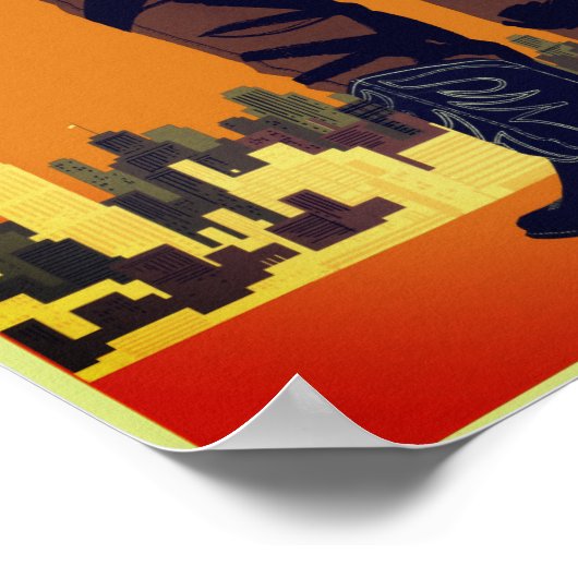 Texas Cowboy Poster (Hoek)