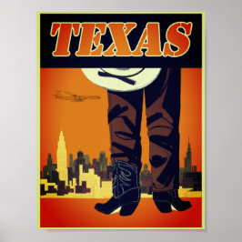 Texas Cowboy Poster