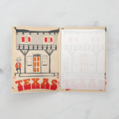 Texas Cowboy  Style-reisposter Feestdagen Kaart (Binnen)