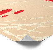 Texas Cowboy  Style-reisposter Poster (Hoek)