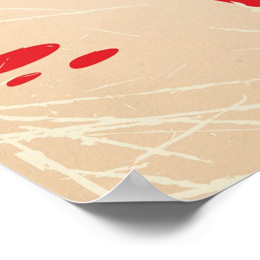 Texas Cowboy Style-reisposter Poster (Hoek)