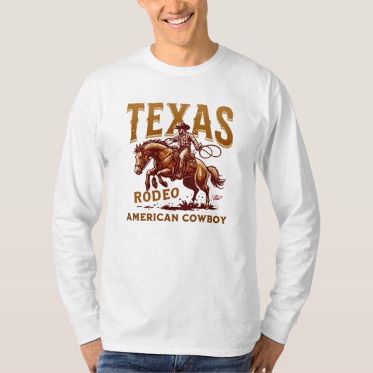 Texas Cowboy T-shirt (Voorkant)