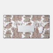  Texas Cowboy Western Desk Mat (Keyboard & Muis)