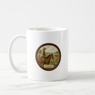 Texas Cowboy White Classic Mok
