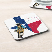 Texas Cowgirl Onderzetter (Linkerzijde)