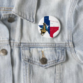 Texas Cowgirl Ronde Button 5,7 Cm (In situ)