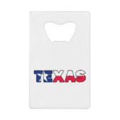 Texas Creditkaart Flessenopener (Voorkant)