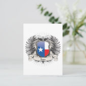 Texas Crest Briefkaart (Staand voorkant)