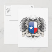 Texas Crest Briefkaart (Voorkant / Achterkant)