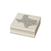 Texas Cupid Hearts Rubberstempel (Stempel)