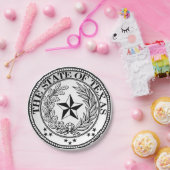 Texas Custom Paper Borden 7" Papieren Bordje (Feest)
