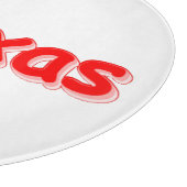 "#Texas " Cute Design. Bestel nu Snijplank (Hoek)