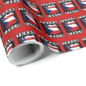 Texas Czech American Gift Wrap Cadeaupapier (Rol Hoek)