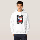 Texas Czech American Hoodie (Voorkant volledig)
