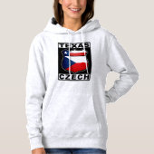Texas Czech American Hoodie (Voorkant)