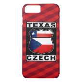 Texas Czech American iPhone Case (Achterkant)