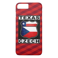 Texas Czech American iPhone Case