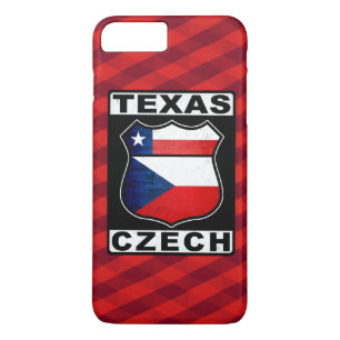 Texas Czech American iPhone Case