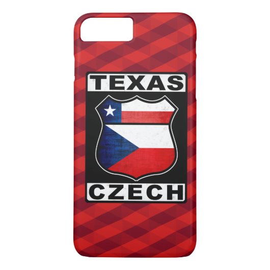 Texas Czech American iPhone Case (Achterkant)