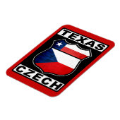 Texas Czech American Magneet (Linkerzijde)