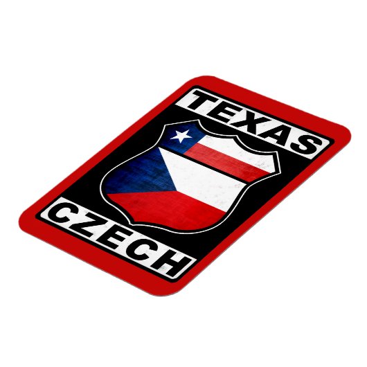 Texas Czech American Magneet (Linkerzijde)