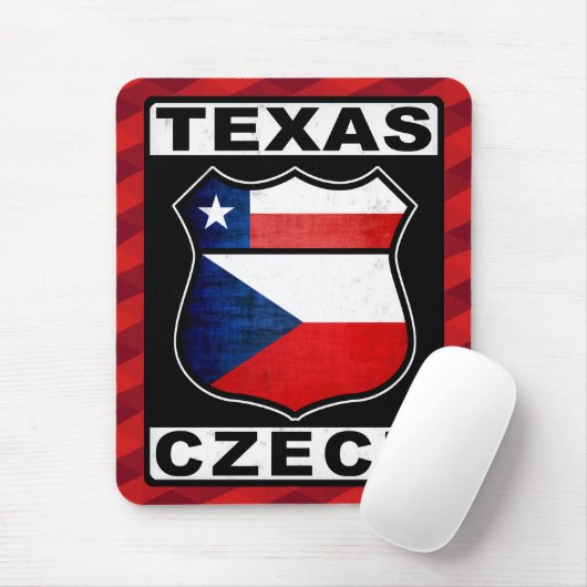 Texas Czech American Mousemat Muismat (Met muis)