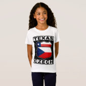 Texas Czech American T-shirt (Voorkant volledig)