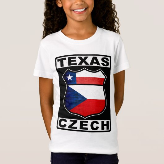 Texas Czech American T-shirt (Voorkant)