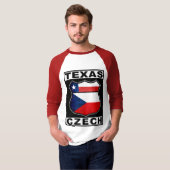 Texas Czech American T-shirt (Voorkant volledig)