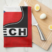Texas Czech American Tea Towel Theedoek (Quarter Fold)