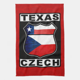 Texas Czech American Tea Towel Theedoek