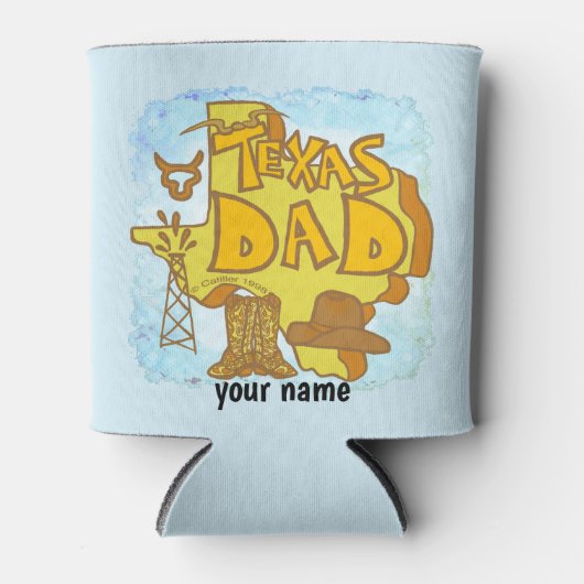 Texas Dad Blikjeskoeler (Voorkant)