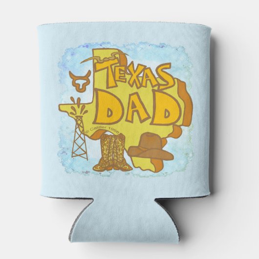 Texas Dad Blikjeskoeler (Achterkant)