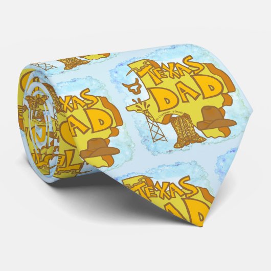 Texas Dad stropdas (Opgerold)