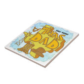 Texas Dad Tegeltje (Zijkant)