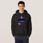 Texas Dallas Half Filipino Roots Dallasite Philipp Hoodie (Voorkant volledig)