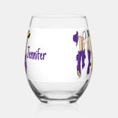 Texas Dames Mode Cowboy Boot Green Gold Wijnglas Zonder Voet (Links)