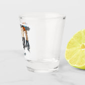 Texas Dames Mode Cowboy Laarzen Petten Sinaasappel Shot Glas (Rechts)