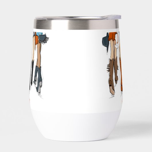 Texas Dames Mode Cowboy Laarzen Sinaasappel Custom (Links)